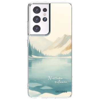 Picasee silikonski prozorni ovitek za Samsung Galaxy S21 Ultra 5G G998B - NOTHERN SILENCE