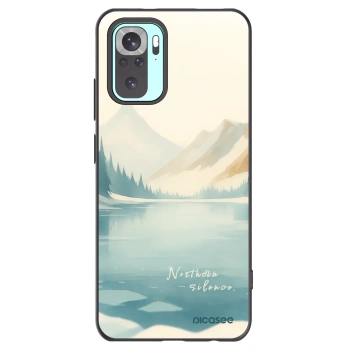 Picasee silikonski črni ovitek za Xiaomi Redmi Note 10 Pro - NOTHERN SILENCE