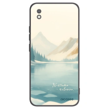 Picasee silikonski črni ovitek za Xiaomi Redmi 9AT - NOTHERN SILENCE