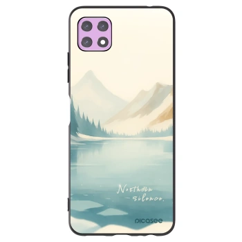 Picasee silikonski črni ovitek za Samsung Galaxy A22 A226B 5G - NOTHERN SILENCE