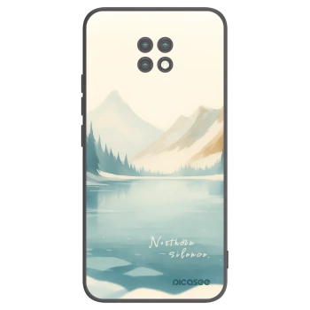 Picasee silikonski črni ovitek za Xiaomi Redmi Note 9T - NOTHERN SILENCE