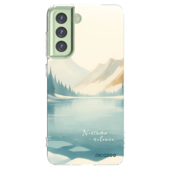 Picasee silikonski prozorni ovitek za Samsung Galaxy S21 FE 5G - NOTHERN SILENCE