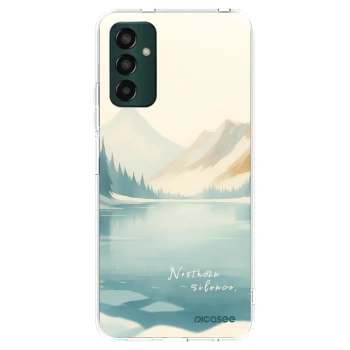 Picasee silikonski prozorni ovitek za Samsung Galaxy M13 M135F - NOTHERN SILENCE