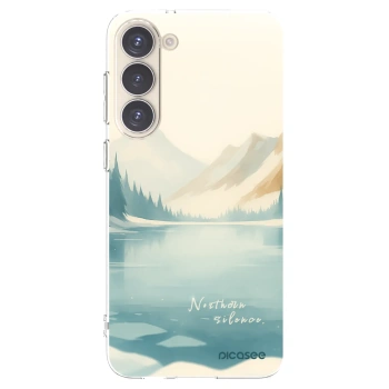Picasee silikonski prozorni ovitek za Samsung Galaxy S23+ 5G - NOTHERN SILENCE