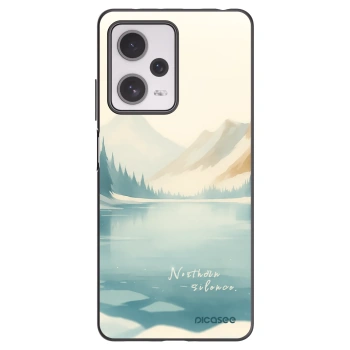 Picasee silikonski črni ovitek za Xiaomi Redmi Note 12 Pro+ 5G - NOTHERN SILENCE