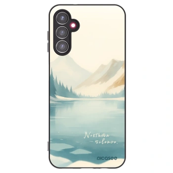 Picasee silikonski črni ovitek za Samsung Galaxy A14 4G A145R - NOTHERN SILENCE