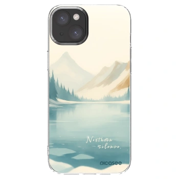 Picasee silikonski prozorni ovitek za Apple iPhone 15 Plus - NOTHERN SILENCE