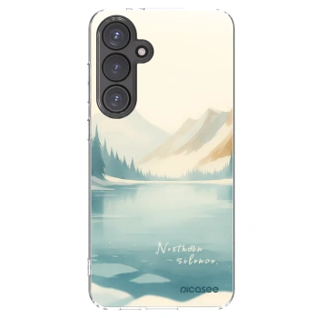 Picasee silikonski prozorni ovitek za Samsung Galaxy S24 FE S721B - NOTHERN SILENCE