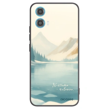 Picasee silikonski črni ovitek za Motorola Moto G34 5G - NOTHERN SILENCE