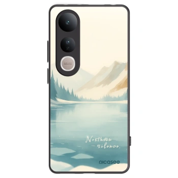 Picasee silikonski črni ovitek za Vivo V50 Lite 5G - NOTHERN SILENCE