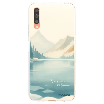 Picasee silikonski prozorni ovitek za Samsung Galaxy A70 A705F - NOTHERN SILENCE
