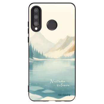 Picasee silikonski črni ovitek za Huawei P30 Lite - NOTHERN SILENCE