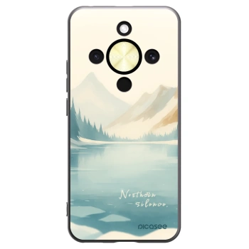 Picasee silikonski črni ovitek za Honor Magic8 Lite 5G - NOTHERN SILENCE