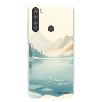 Picasee silikonski prozorni ovitek za Xiaomi Redmi Note 8 - NOTHERN SILENCE