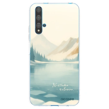 Picasee silikonski prozorni ovitek za Huawei Nova 5T - NOTHERN SILENCE