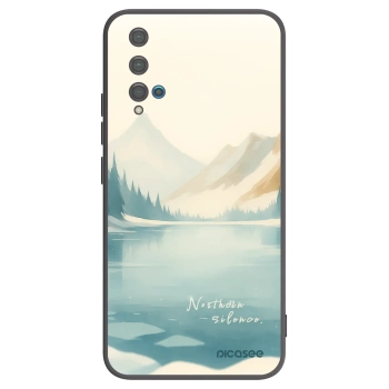 Picasee silikonski črni ovitek za Huawei Nova 5T - NOTHERN SILENCE