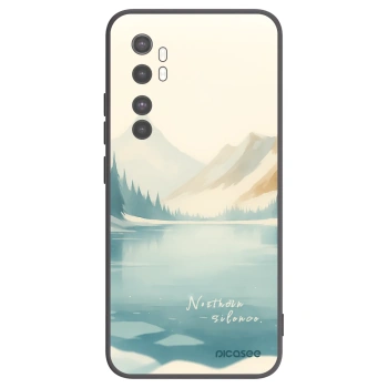 Picasee silikonski črni ovitek za Xiaomi Mi Note 10 Lite - NOTHERN SILENCE