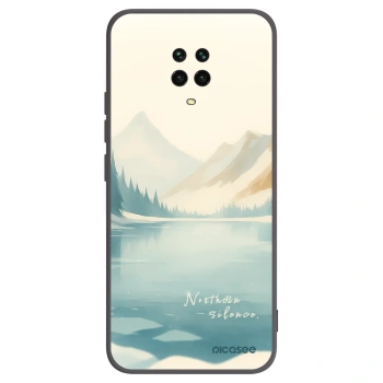 Picasee silikonski črni ovitek za Xiaomi Redmi Note 9S - NOTHERN SILENCE