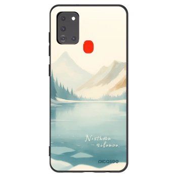 Picasee silikonski črni ovitek za Samsung Galaxy A21s - NOTHERN SILENCE