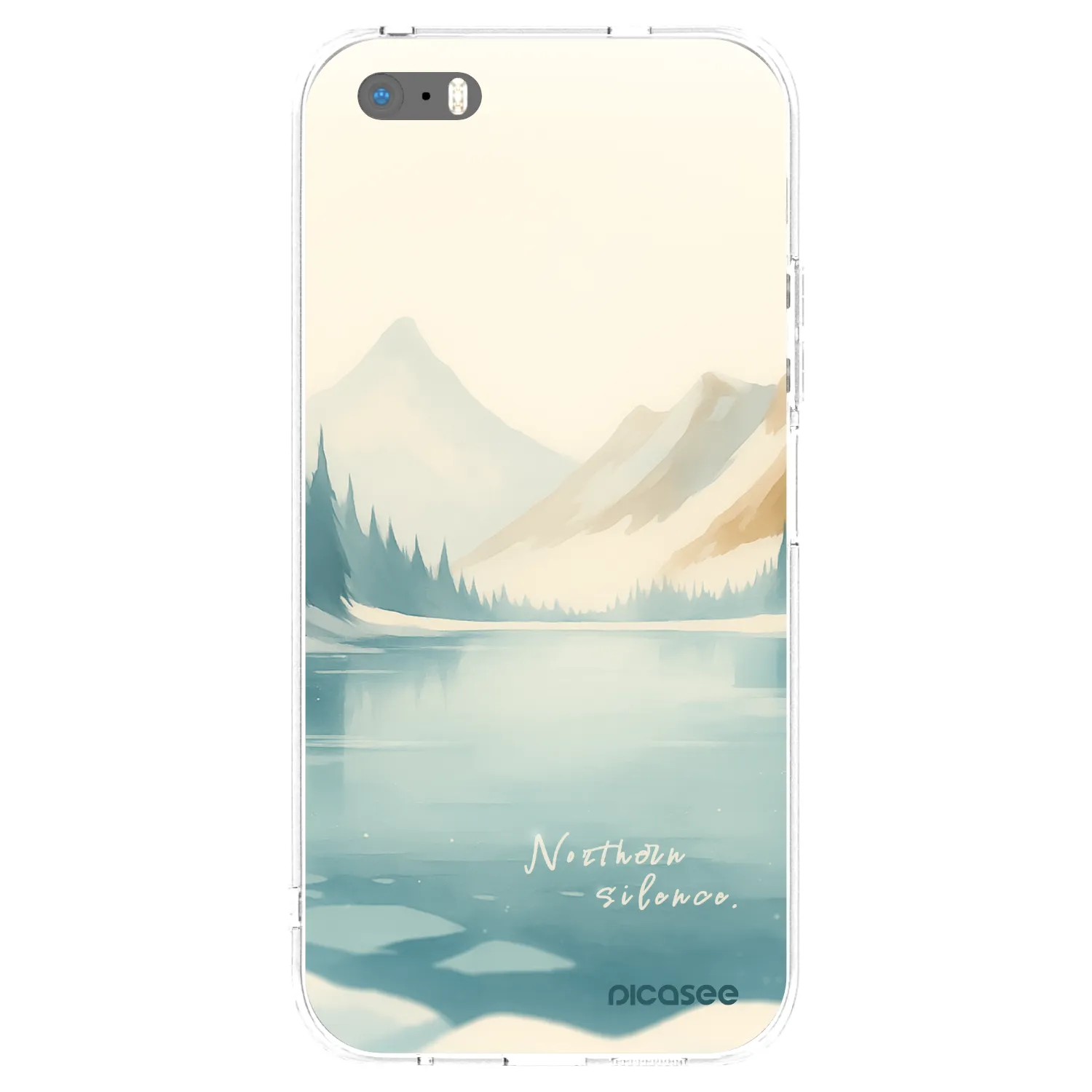 Picasee silikonski prozorni ovitek za Apple iPhone 5/5S/SE - NOTHERN SILENCE