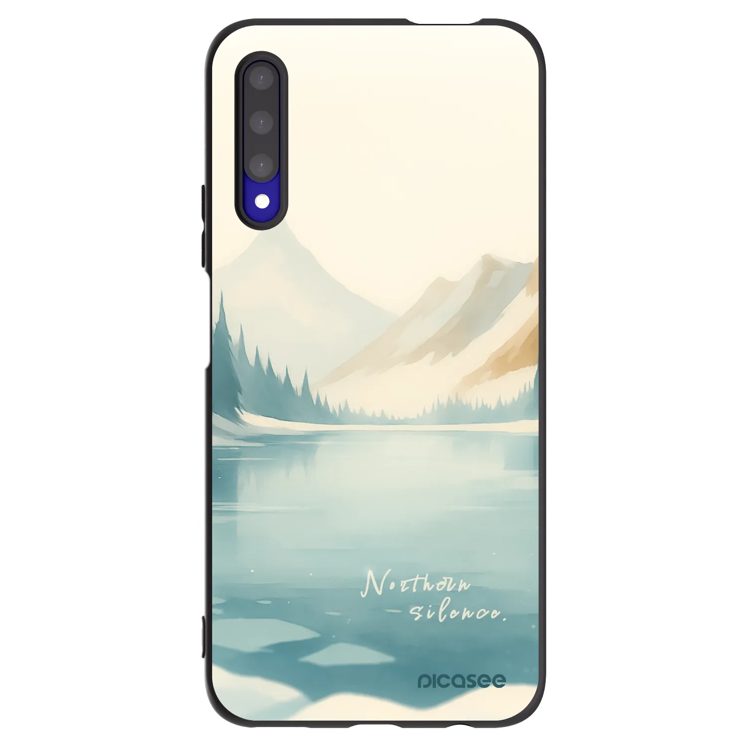 Picasee silikonski črni ovitek za Honor 9X Pro - NOTHERN SILENCE