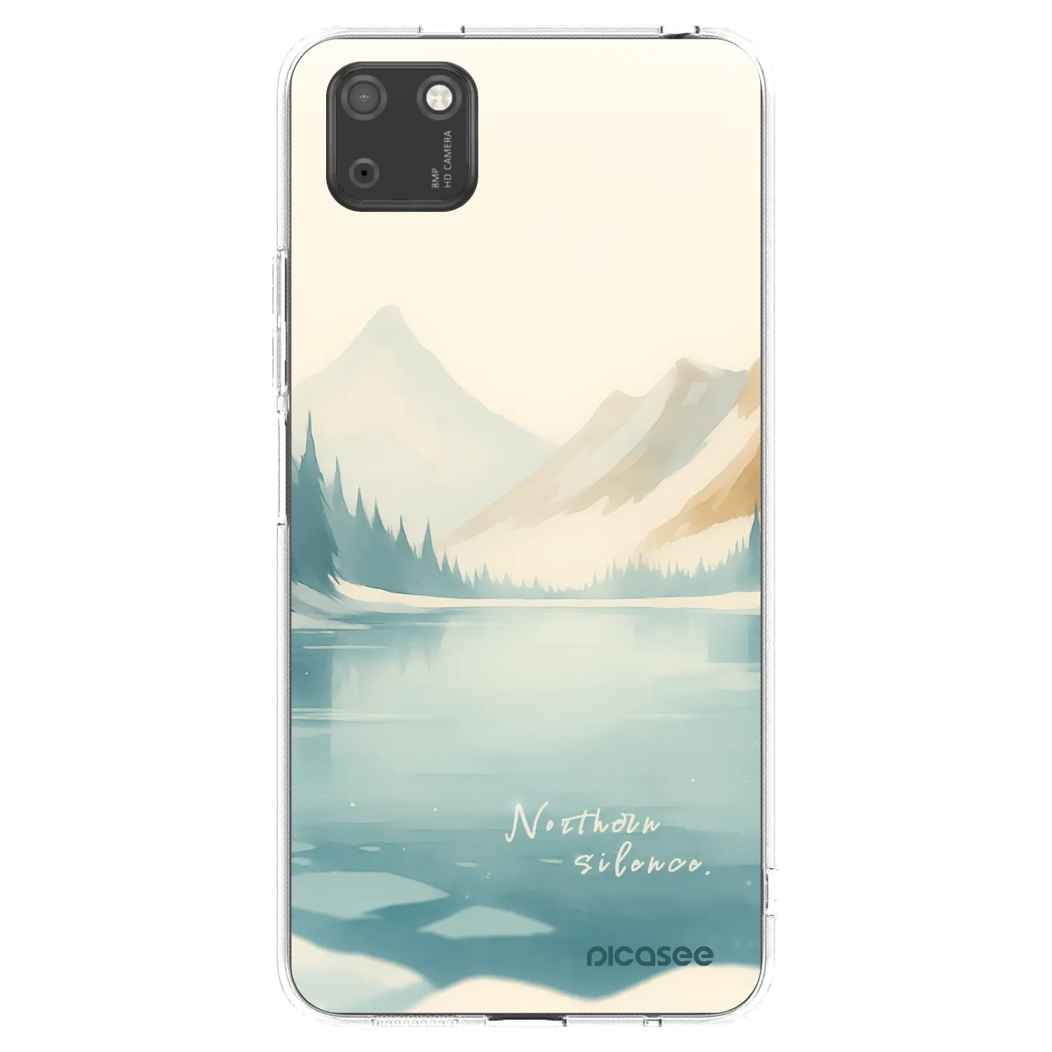 Picasee silikonski prozorni ovitek za Huawei Y5P - NOTHERN SILENCE