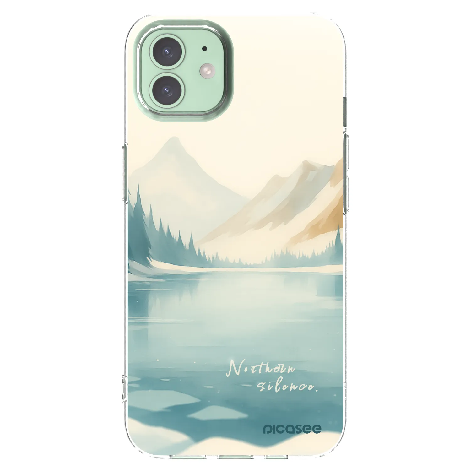 Picasee silikonski prozorni ovitek za Apple iPhone 12 Pro - NOTHERN SILENCE