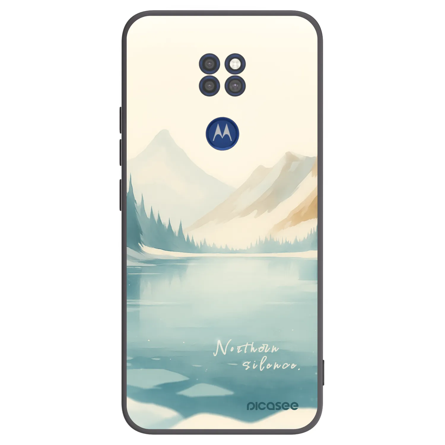 Picasee silikonski črni ovitek za Motorola Moto G9 Play - NOTHERN SILENCE