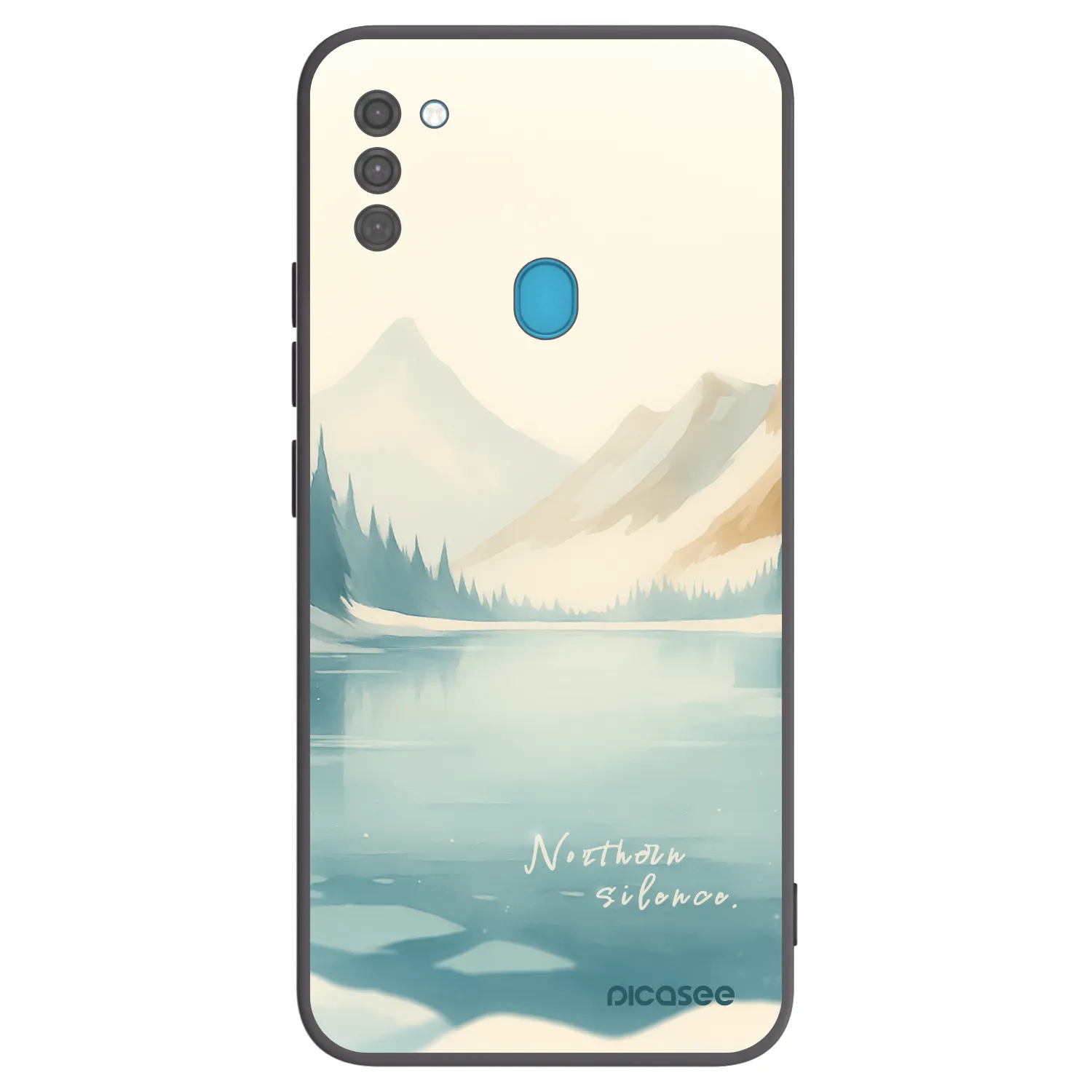 Picasee silikonski črni ovitek za Samsung Galaxy M11 - NOTHERN SILENCE