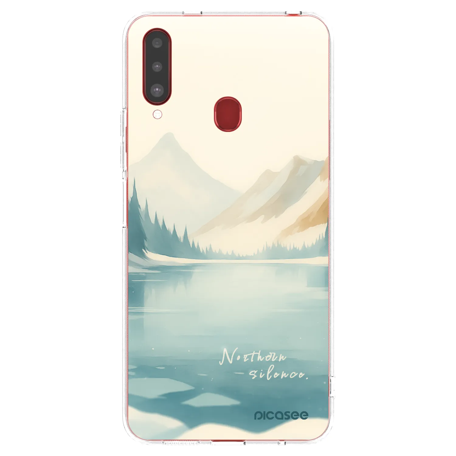 Picasee silikonski prozorni ovitek za Samsung Galaxy A20s - NOTHERN SILENCE