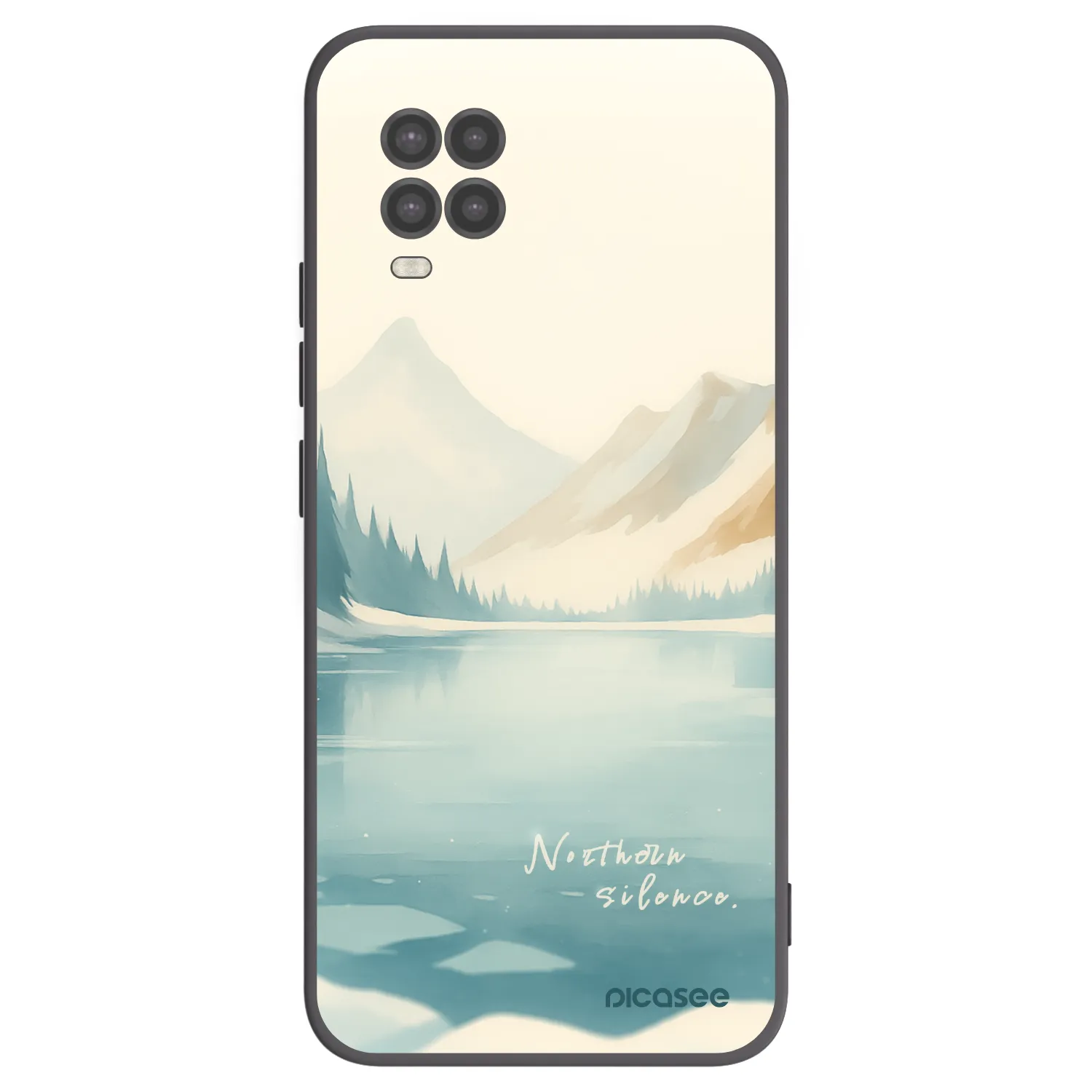 Picasee silikonski črni ovitek za Xiaomi Mi 10 Lite - NOTHERN SILENCE