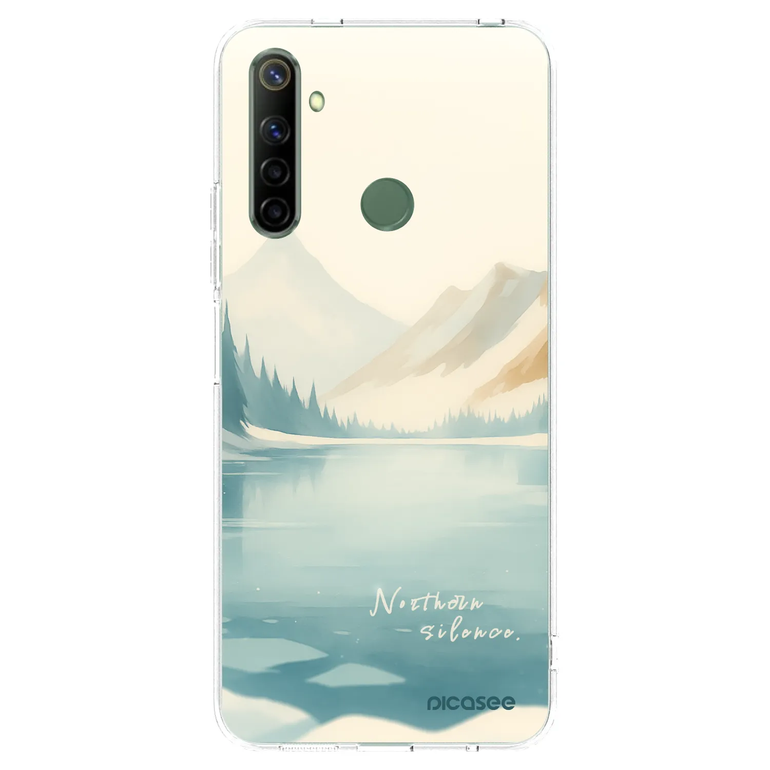Picasee silikonski prozorni ovitek za Realme 6i - NOTHERN SILENCE