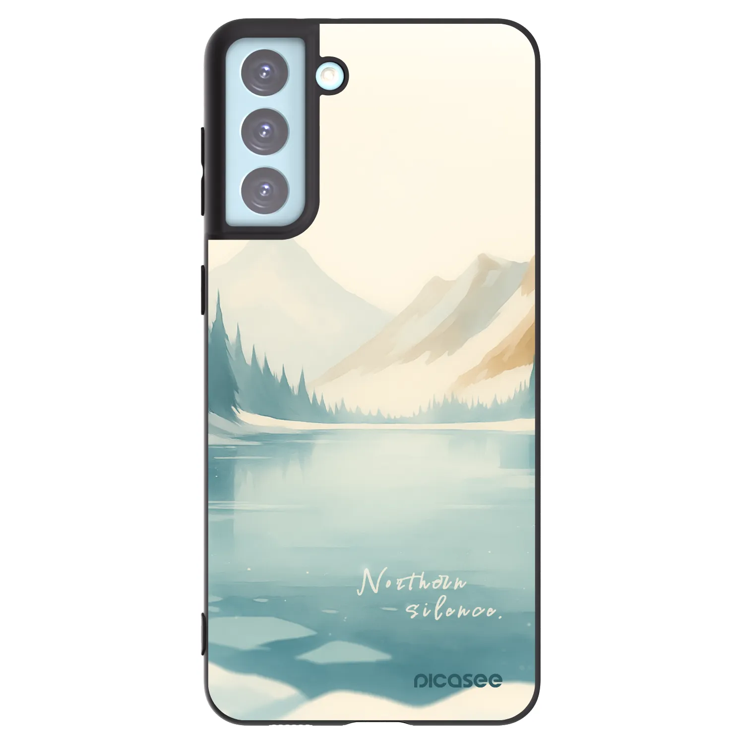 Picasee silikonski črni ovitek za Samsung Galaxy S21+ 5G G996F - NOTHERN SILENCE