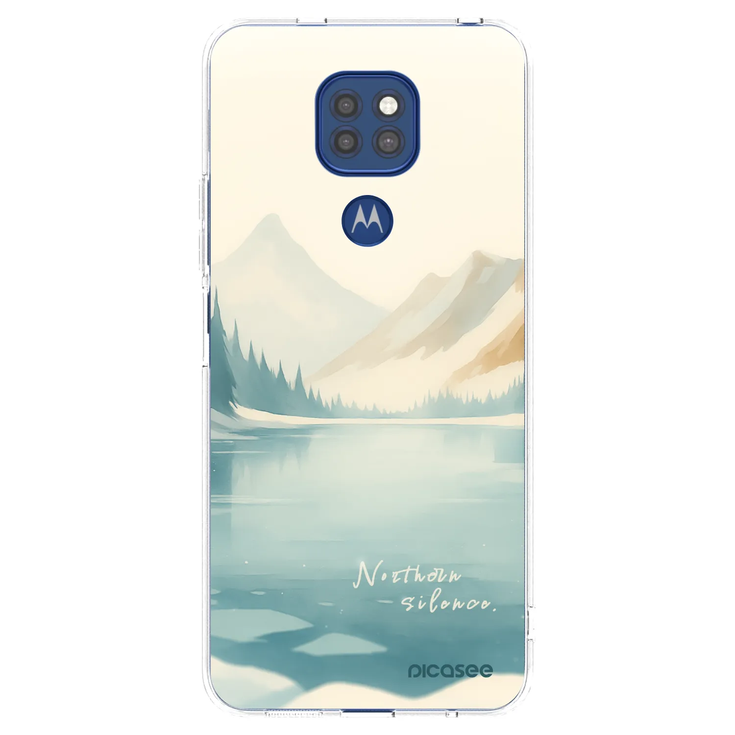 Picasee silikonski prozorni ovitek za Motorola Moto G9 Play - NOTHERN SILENCE