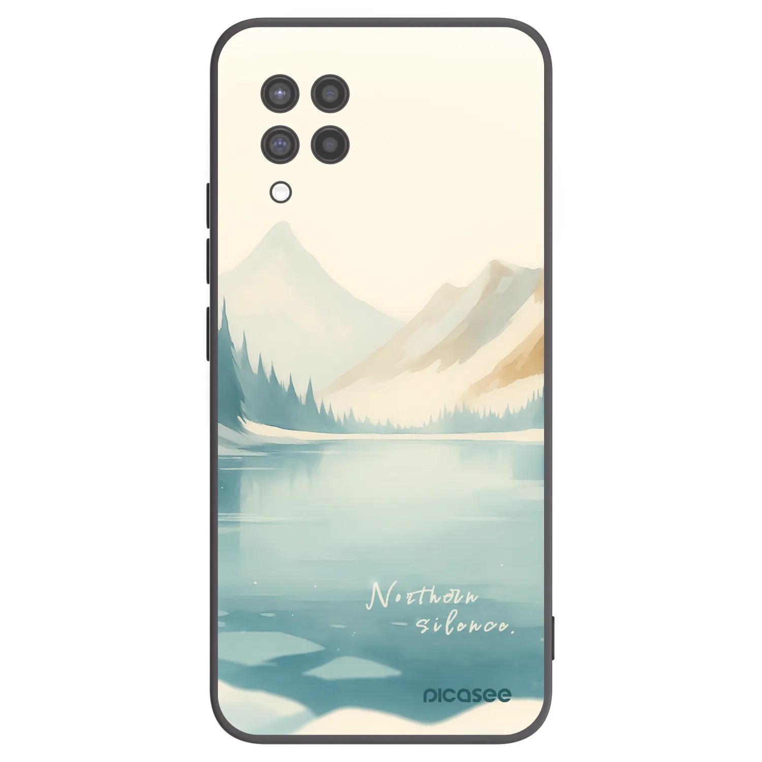 Picasee silikonski črni ovitek za Samsung Galaxy A42 A426B - NOTHERN SILENCE