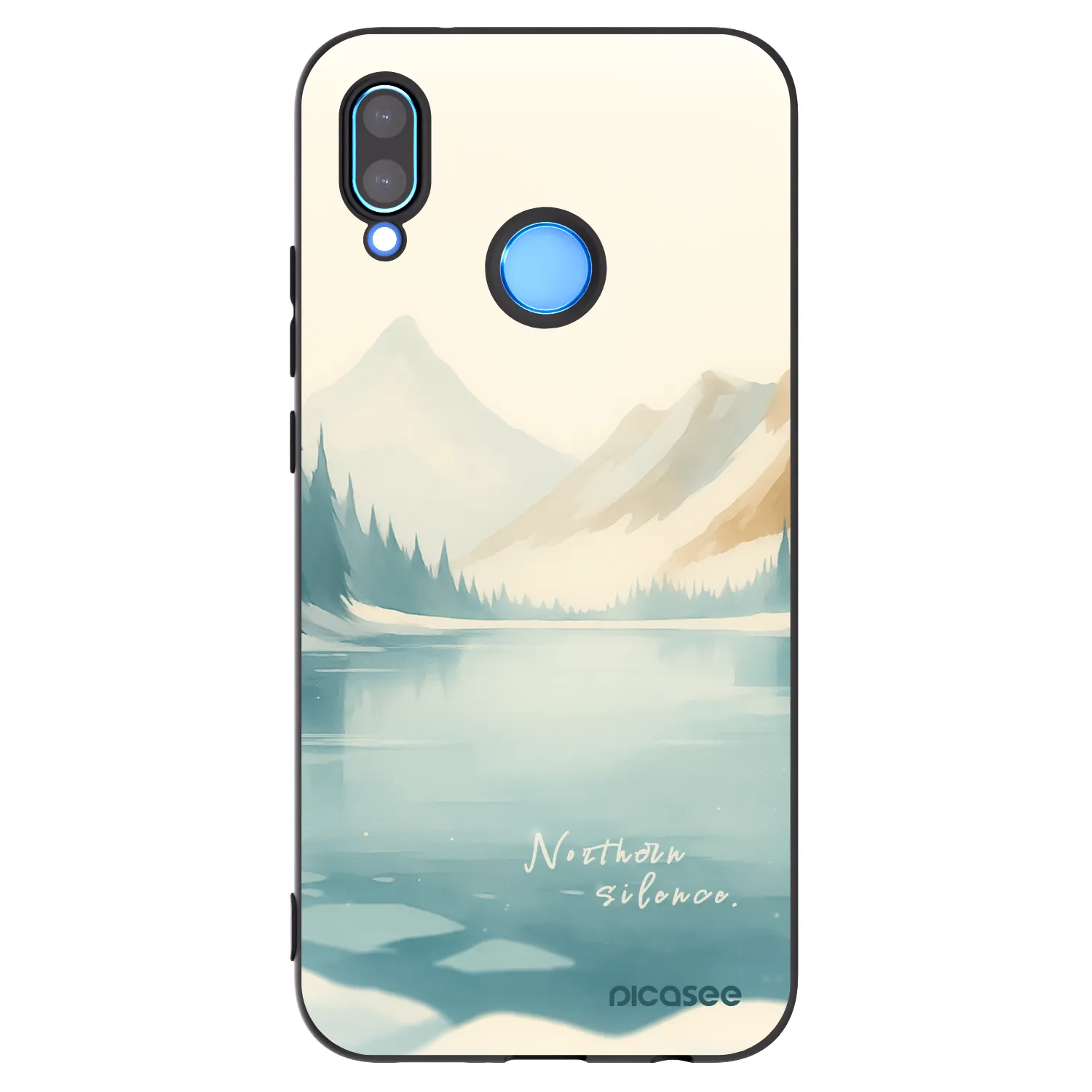 Picasee silikonski črni ovitek za Huawei Mate 40 Pro - NOTHERN SILENCE