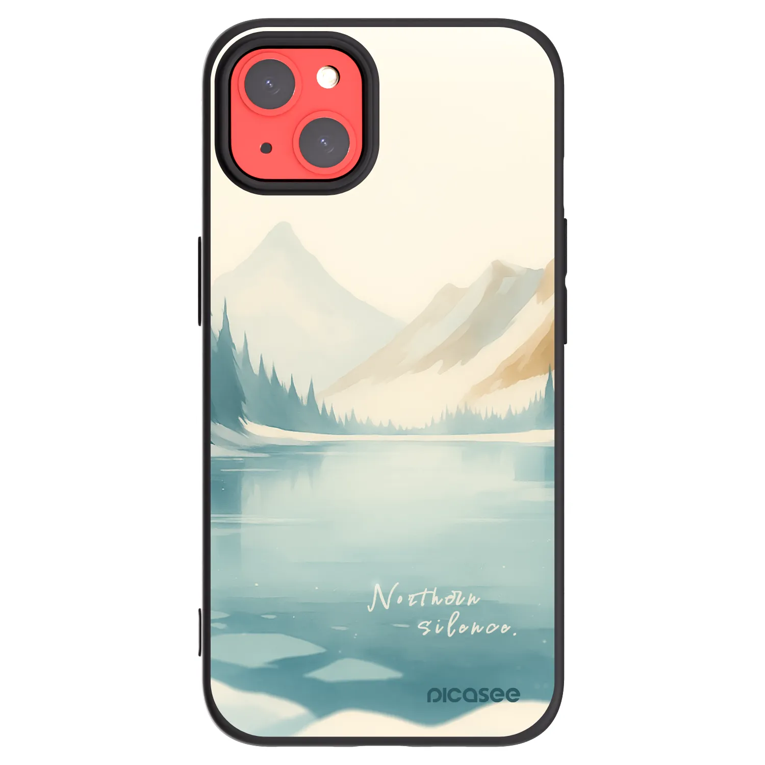 Picasee silikonski črni ovitek za Apple iPhone 13 - NOTHERN SILENCE