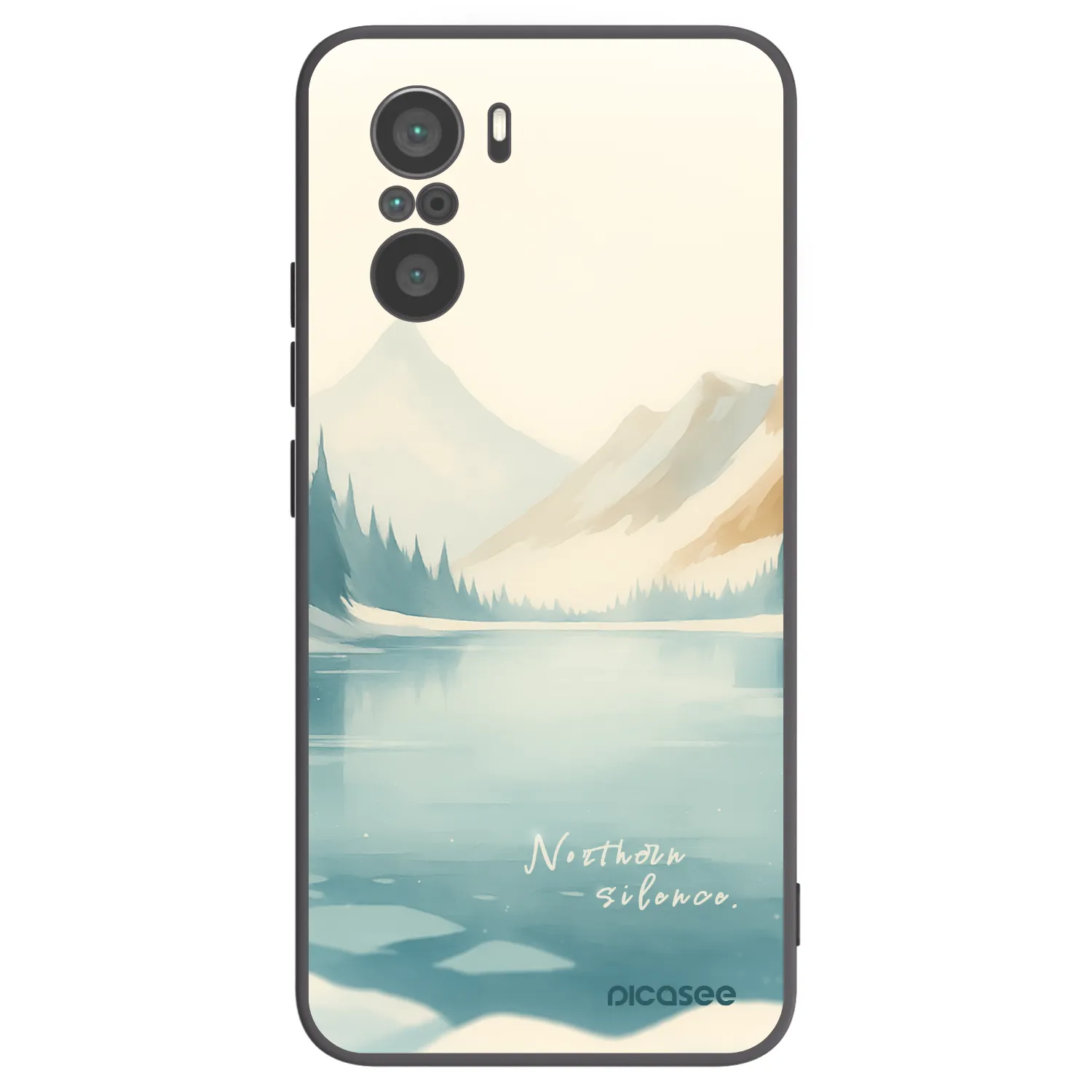Picasee silikonski črni ovitek za Xiaomi Poco F3 - NOTHERN SILENCE