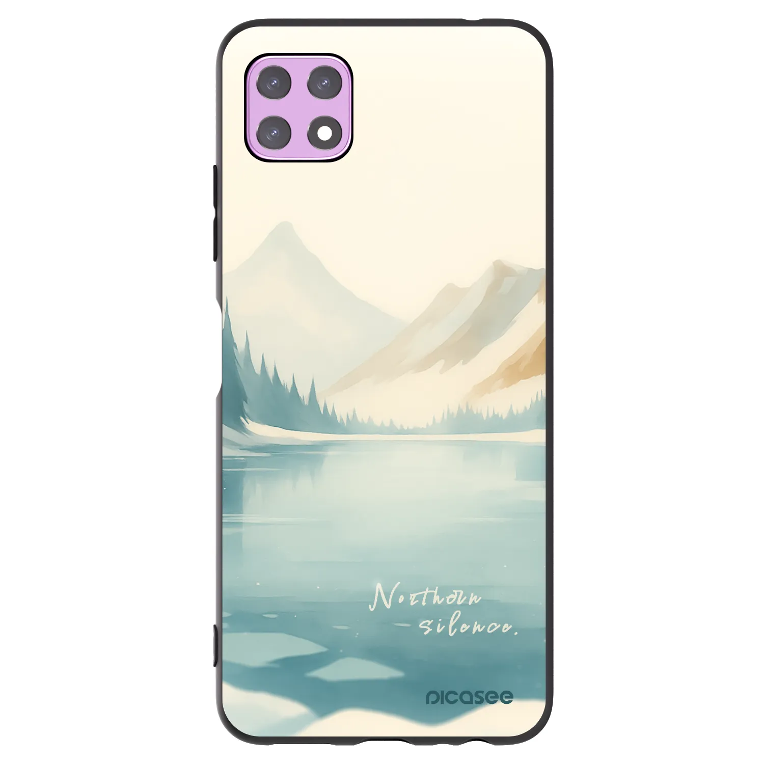 Picasee silikonski črni ovitek za Samsung Galaxy A22 A226B 5G - NOTHERN SILENCE