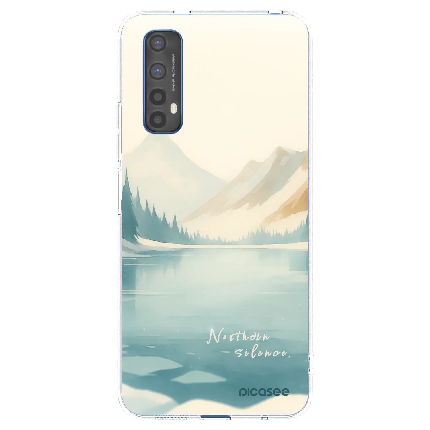 Picasee silikonski prozorni ovitek za Realme 7 - NOTHERN SILENCE