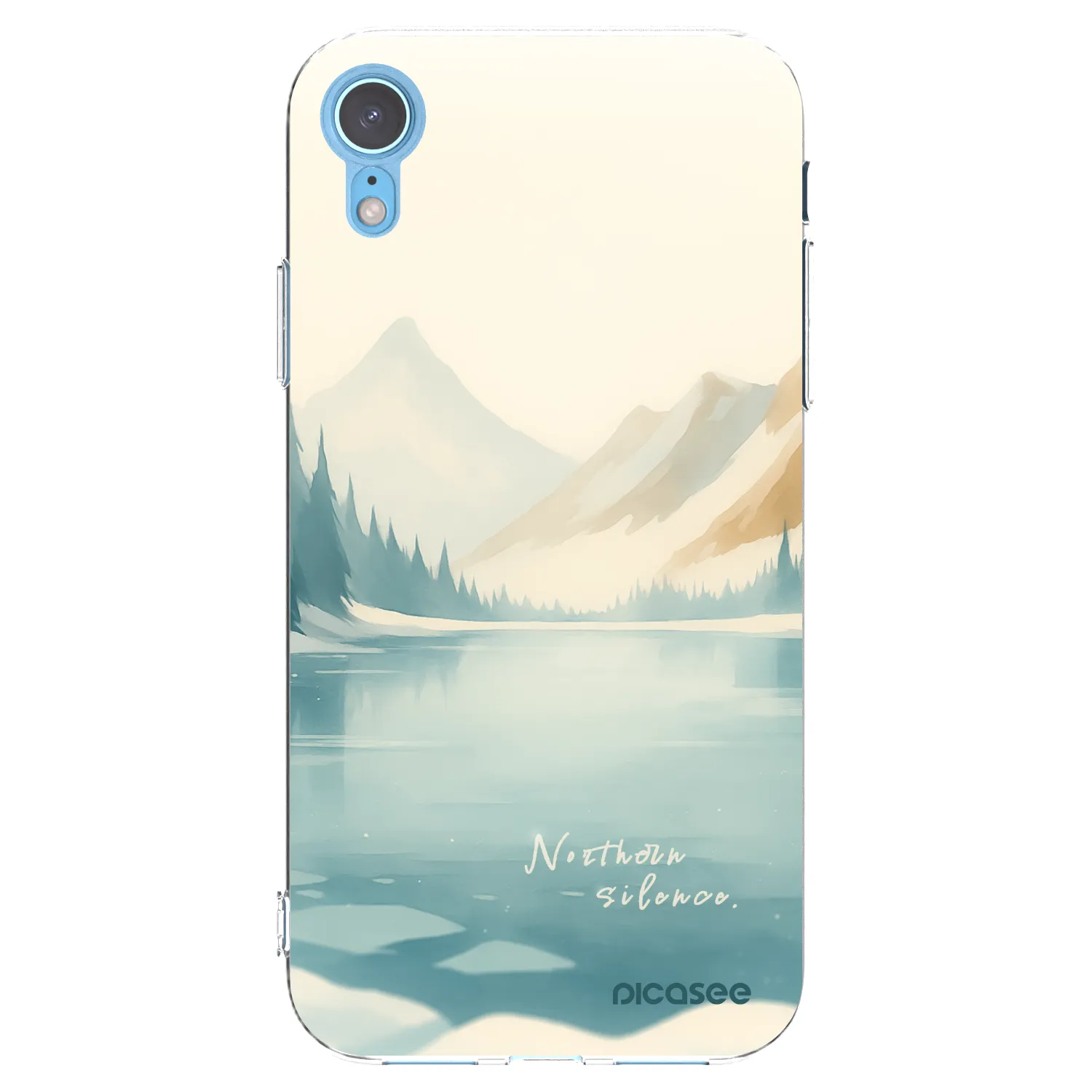 Picasee silikonski prozorni ovitek za Apple iPhone XR - NOTHERN SILENCE