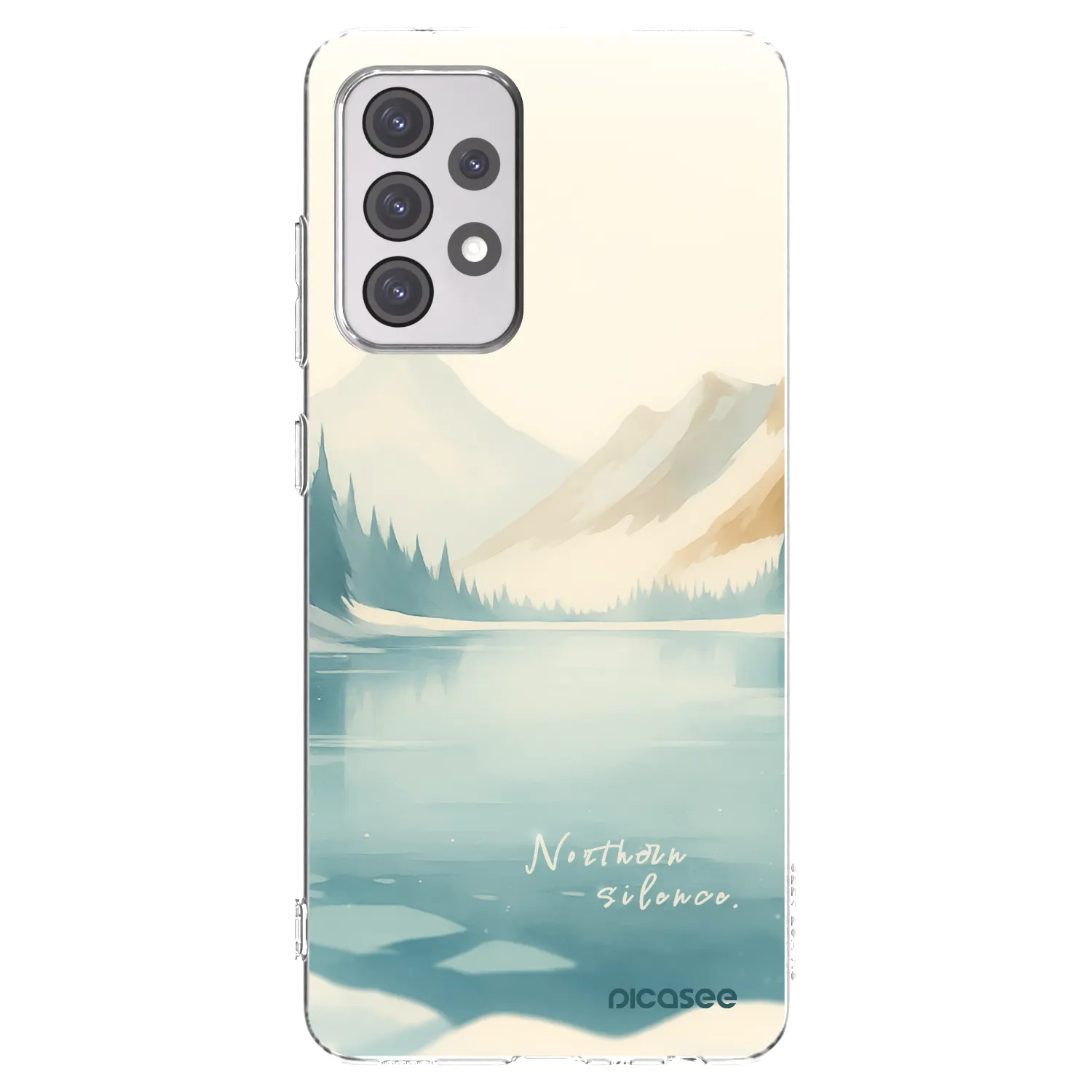 Picasee silikonski prozorni ovitek za Samsung Galaxy A52s 5G A528B - NOTHERN SILENCE