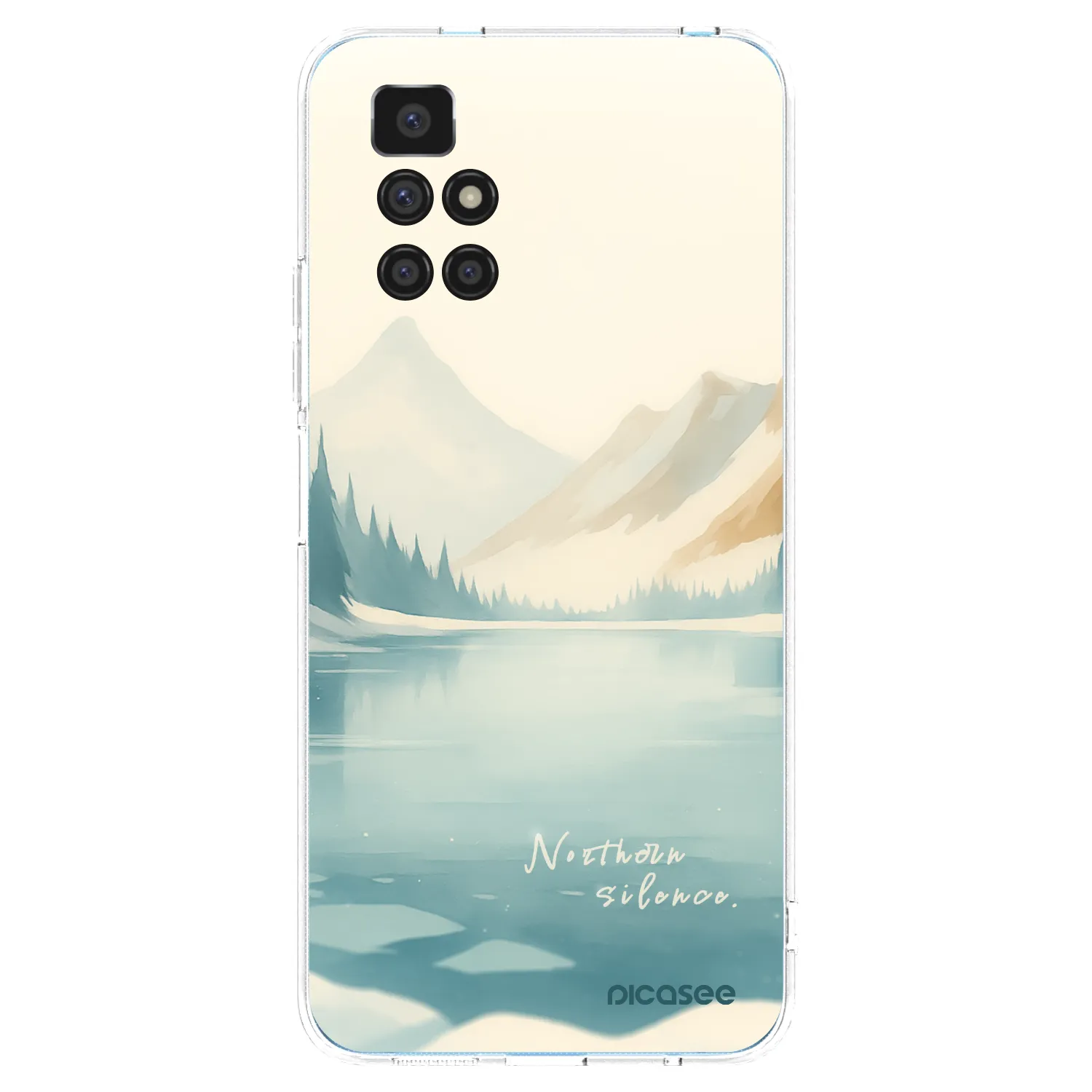 Picasee silikonski prozorni ovitek za Xiaomi Redmi 10 - NOTHERN SILENCE
