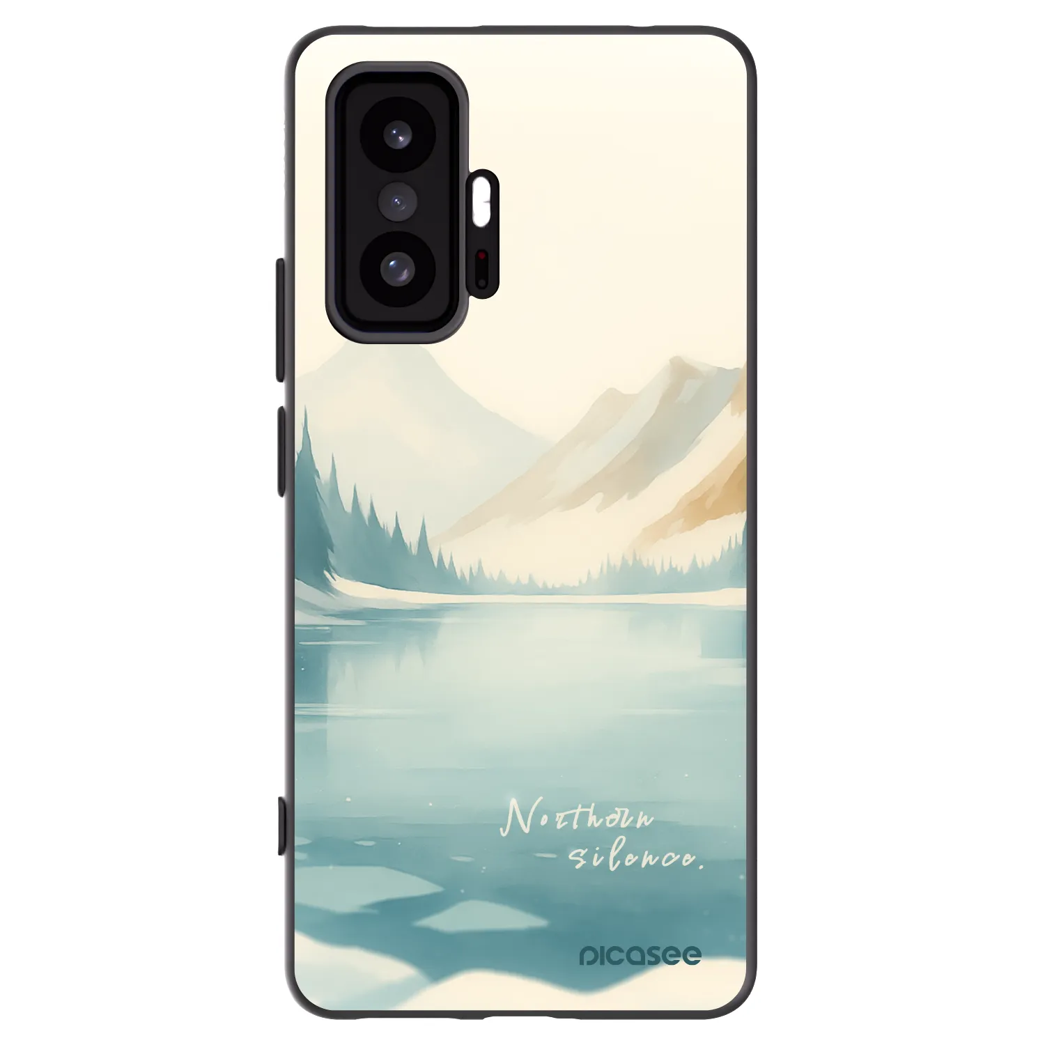 Picasee silikonski črni ovitek za Xiaomi 11T - NOTHERN SILENCE