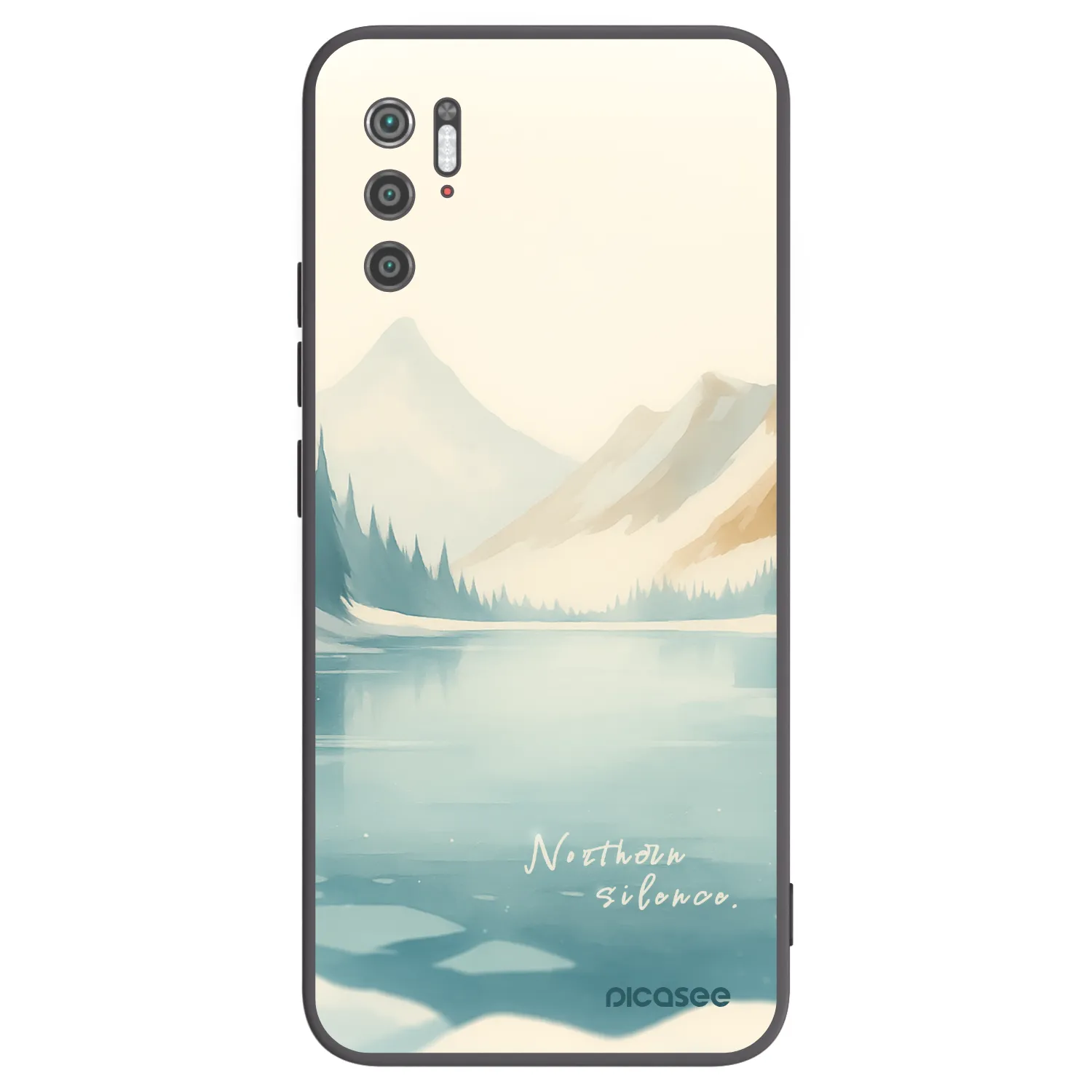 Picasee silikonski črni ovitek za Xiaomi Poco M3 Pro 5G - NOTHERN SILENCE
