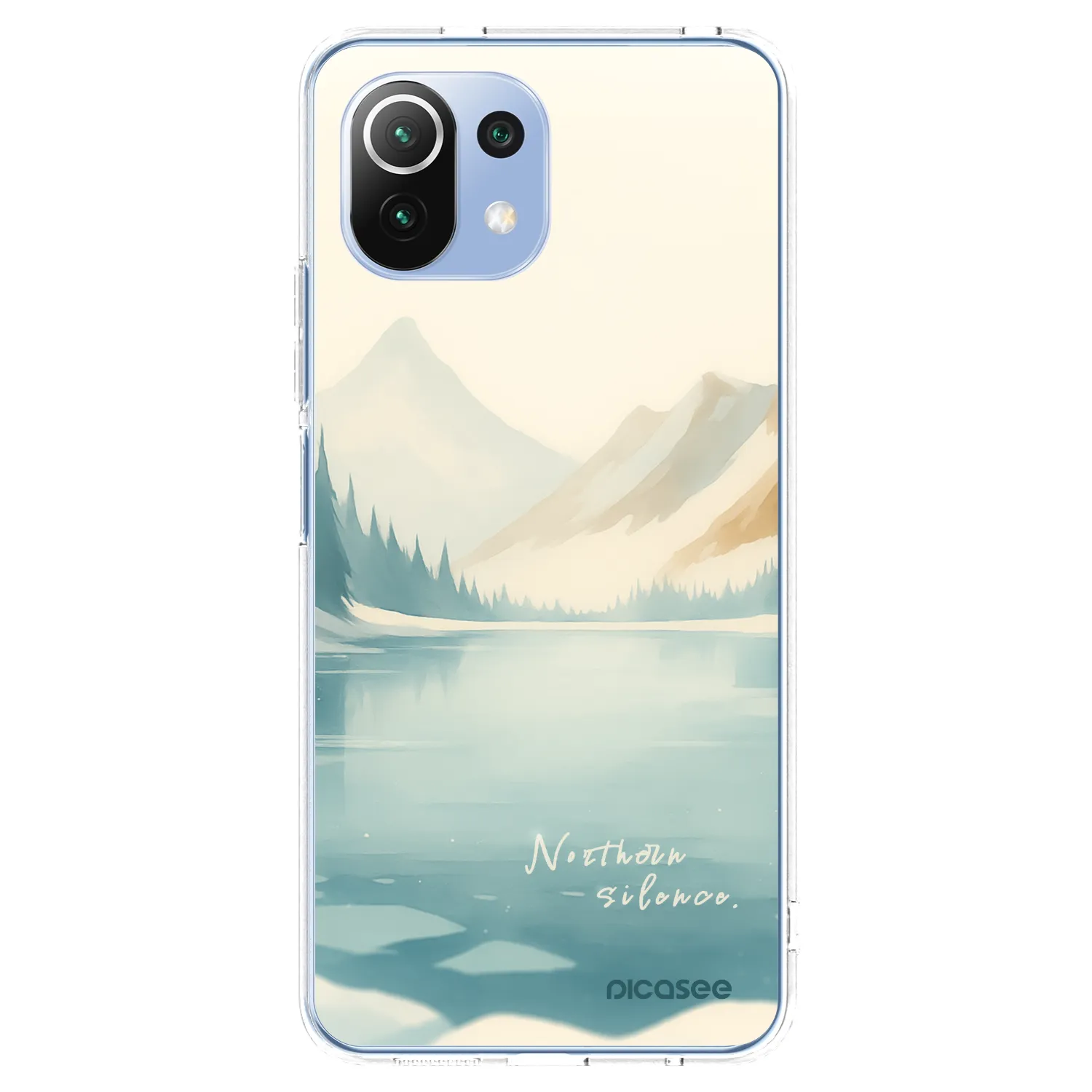 Picasee silikonski prozorni ovitek za Xiaomi 11 Lite 5G NE - NOTHERN SILENCE