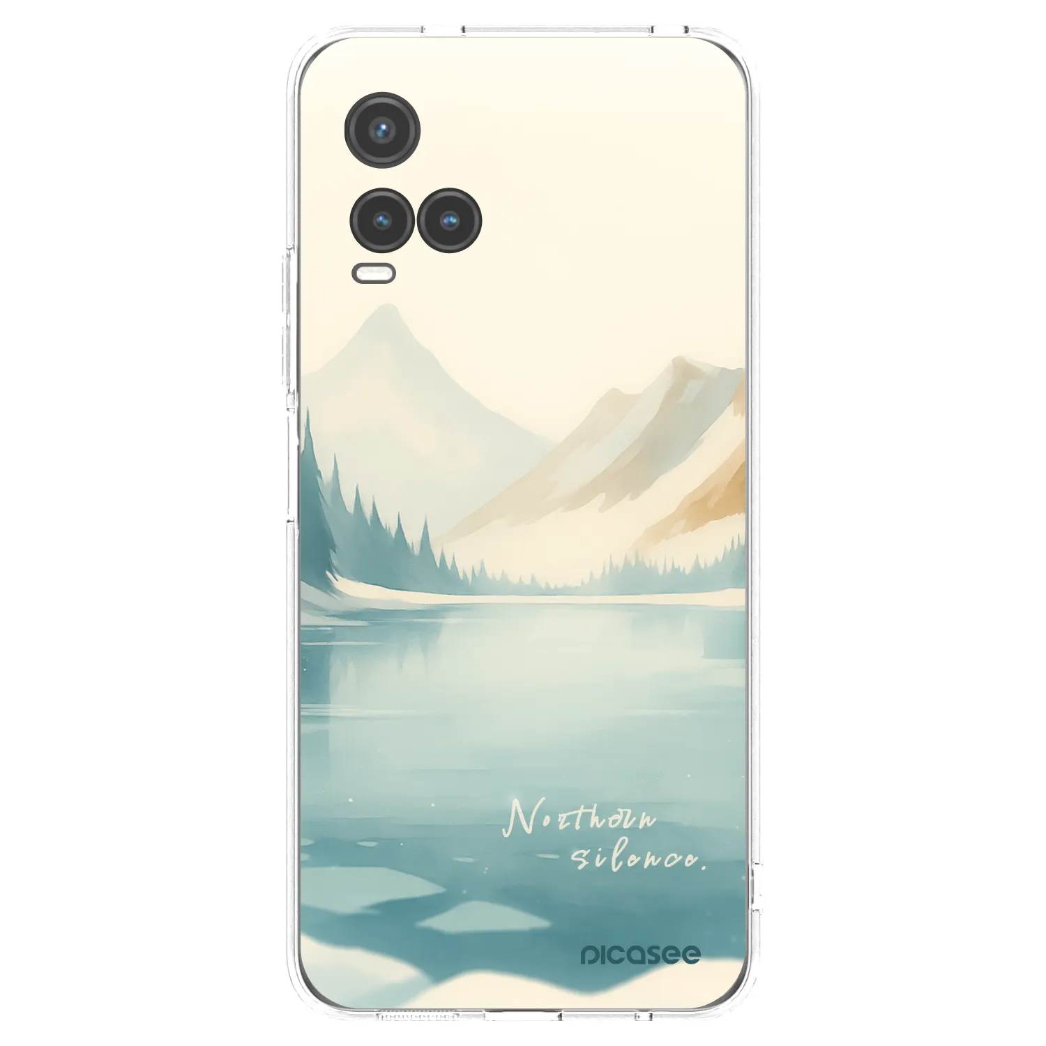 Picasee silikonski prozorni ovitek za Vivo Y33s - NOTHERN SILENCE