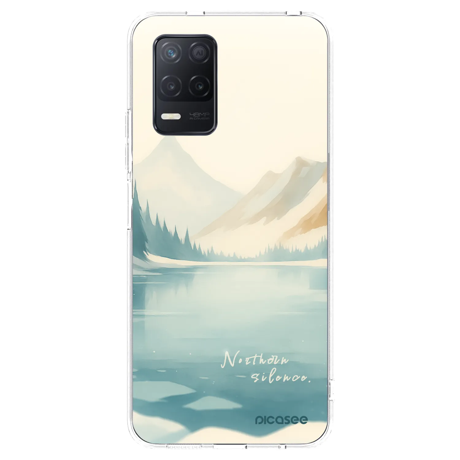 Picasee silikonski prozorni ovitek za Realme 8 5G - NOTHERN SILENCE