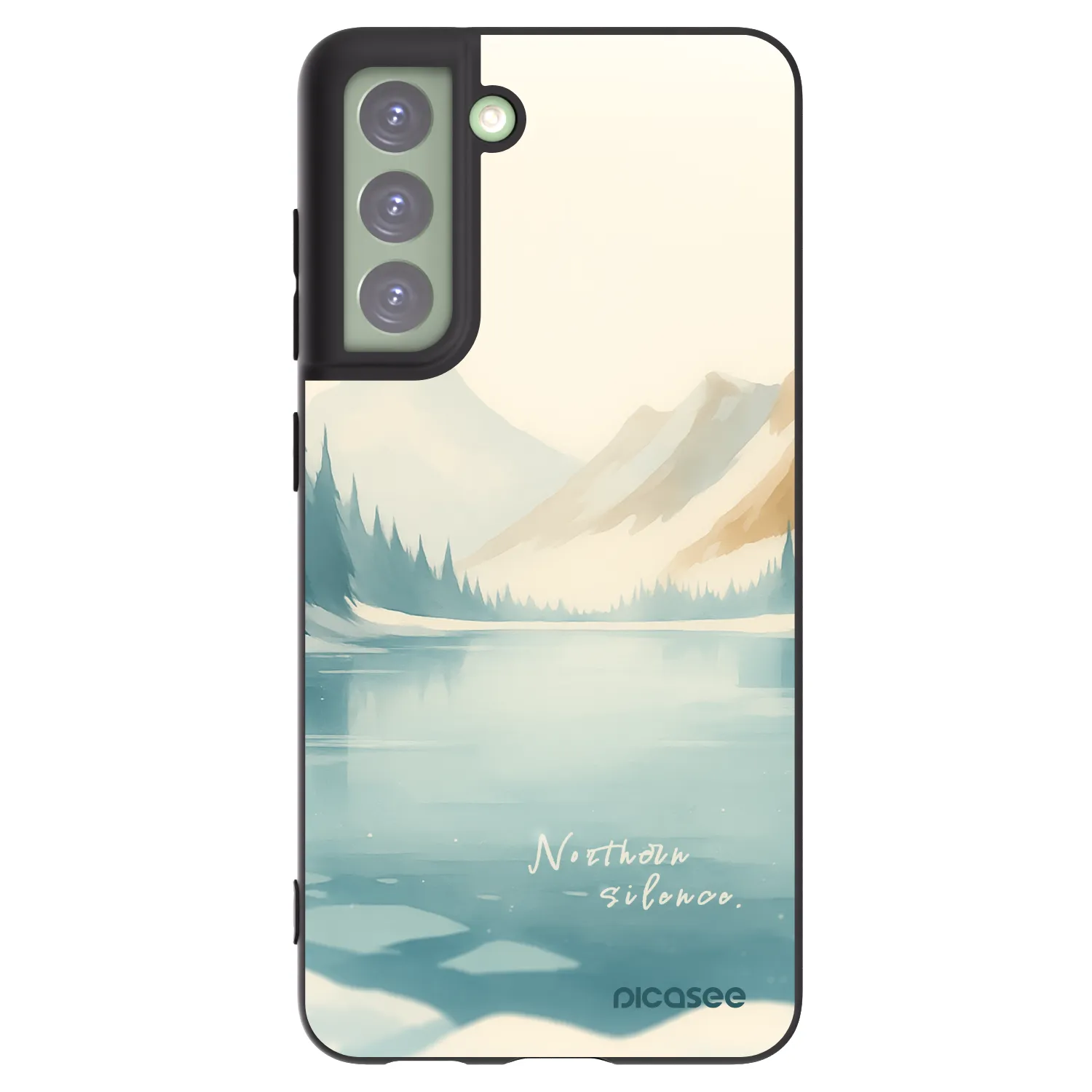 Picasee silikonski črni ovitek za Samsung Galaxy S21 FE 5G - NOTHERN SILENCE