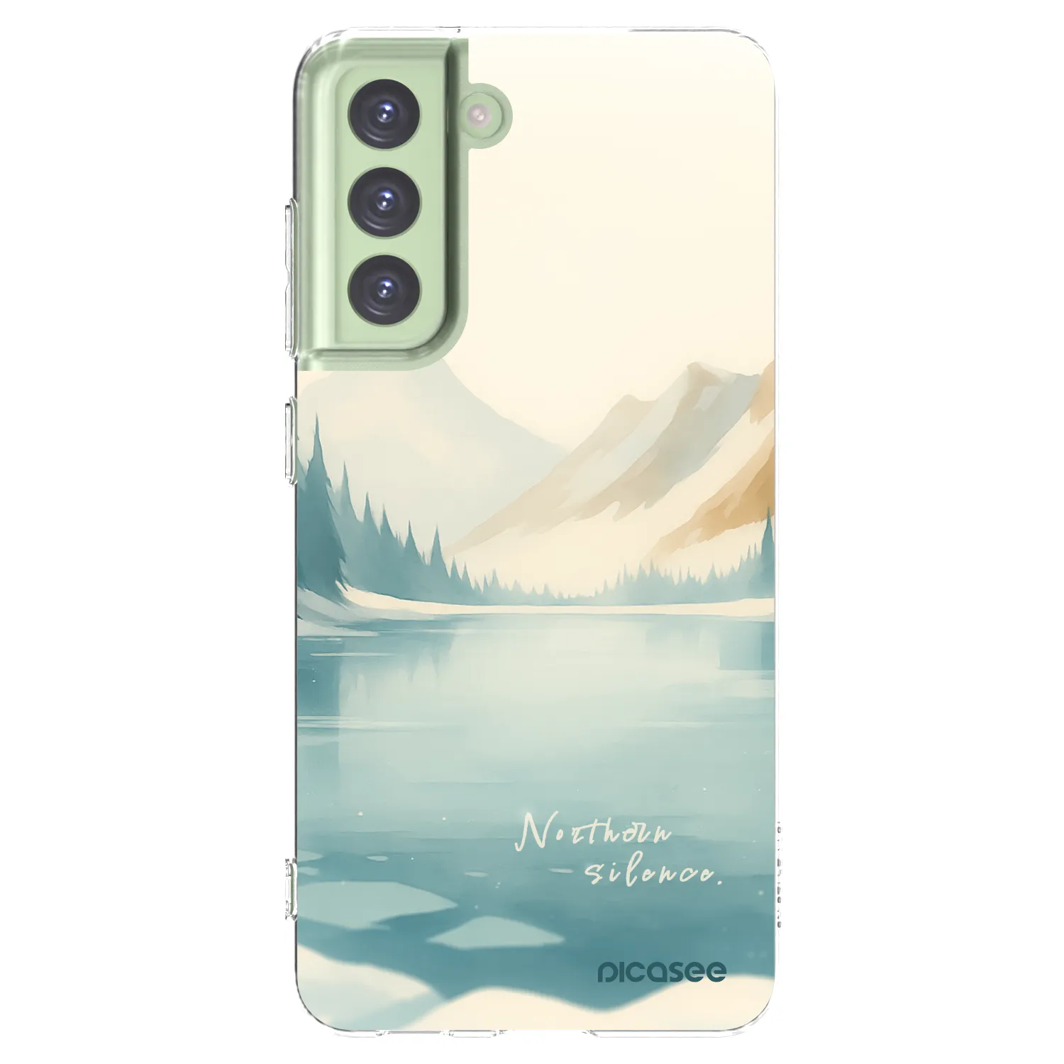 Picasee silikonski prozorni ovitek za Samsung Galaxy S21 FE 5G - NOTHERN SILENCE